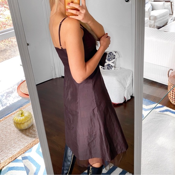 🤎 DAMIANI BROWN BOW FESTIVE HOLIDAY DRESS! - Picture 5 of 15